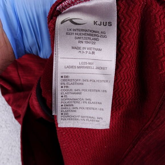 Kjus Sweater Womens 42 XL Red Heathered Full Zip Long Sleeve Outdoor - Picture 8 of 11